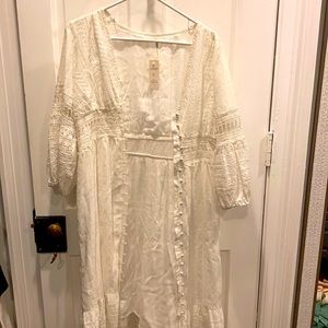 Anthropologie dress. New with tags but clearly used on the floor